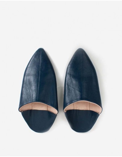 Babouche Atlas Indigo 