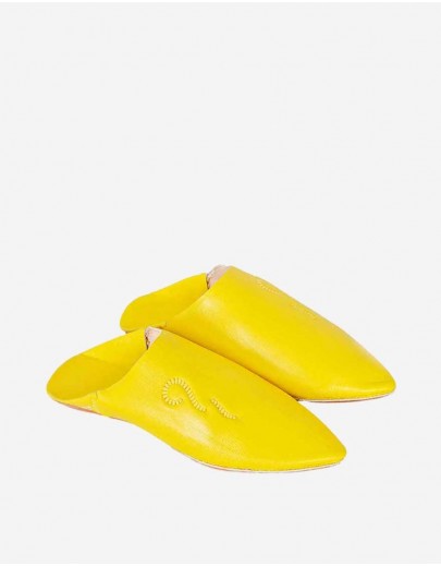 Babouche Fassi Jaune