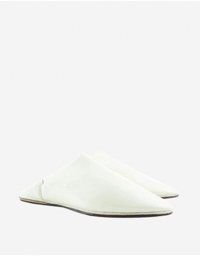 Babouche Royale de Fès Blanc