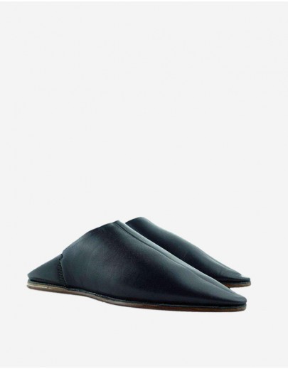 Babouche Royale de Fès Noir