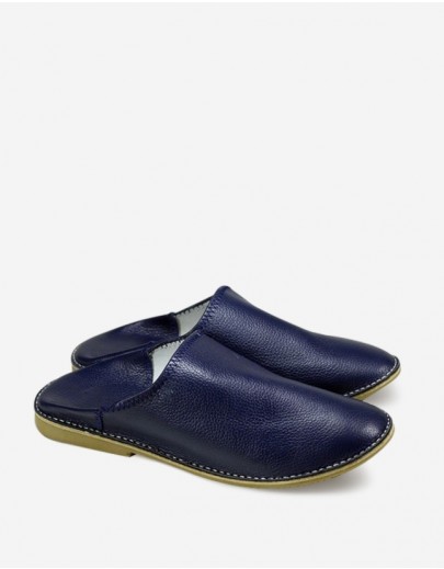 Babouche Ziad Indigo