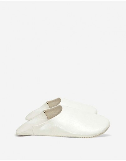 Babouche Anfa Blanc