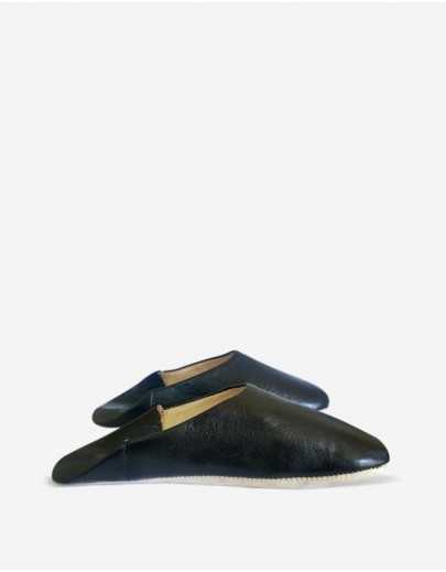 Babouche Anfa Noir
