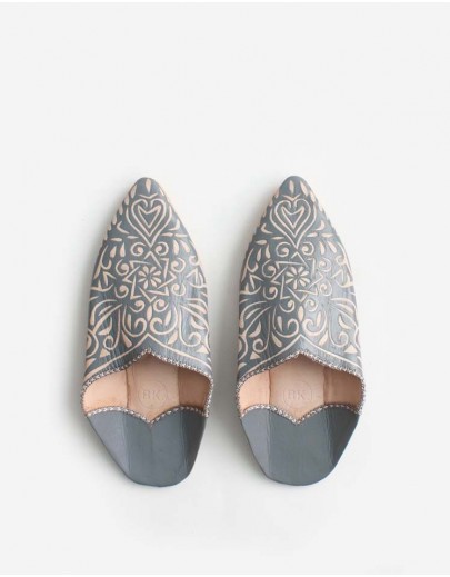 Babouche Farah Gris
