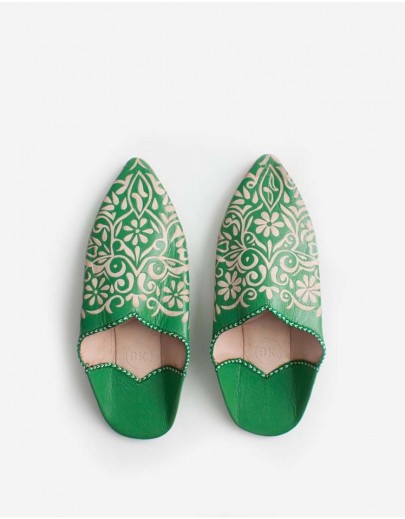 Babouche Farah Vert