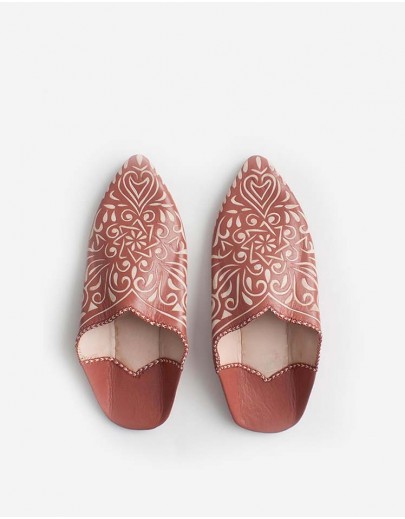 Babouche Farah Marron